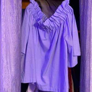 over the shoulder top